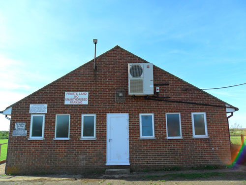 Air Source Heat Pump at Merton Village Hall